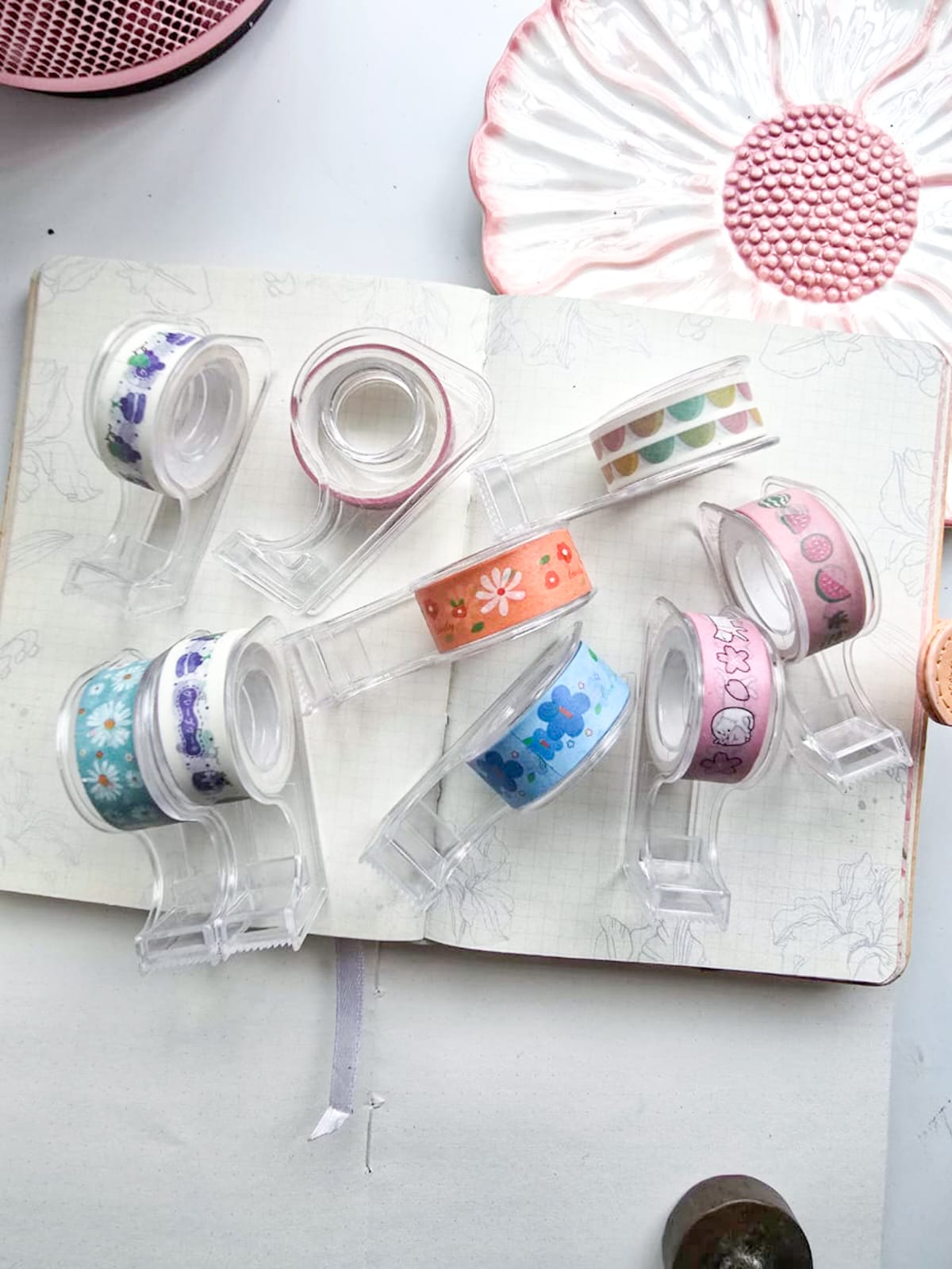 GB/T22823|R-B| Sakura Festival | Masking Tape With Holder | Rendom Any One | 15×2mm