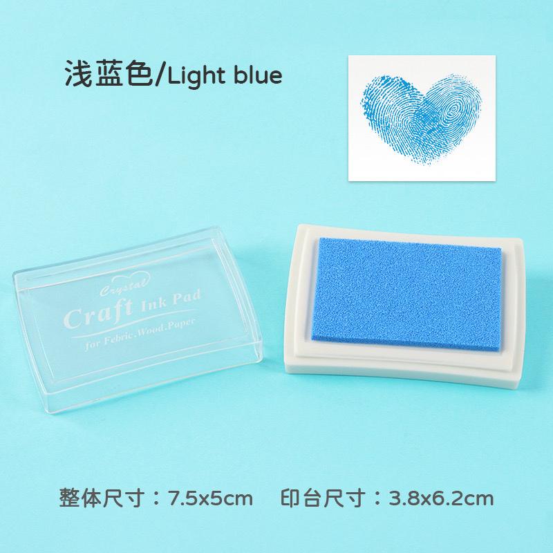 Craft Ink Pad for Wood, Paper, Fabric | Light Blue | 6x3.8cm
