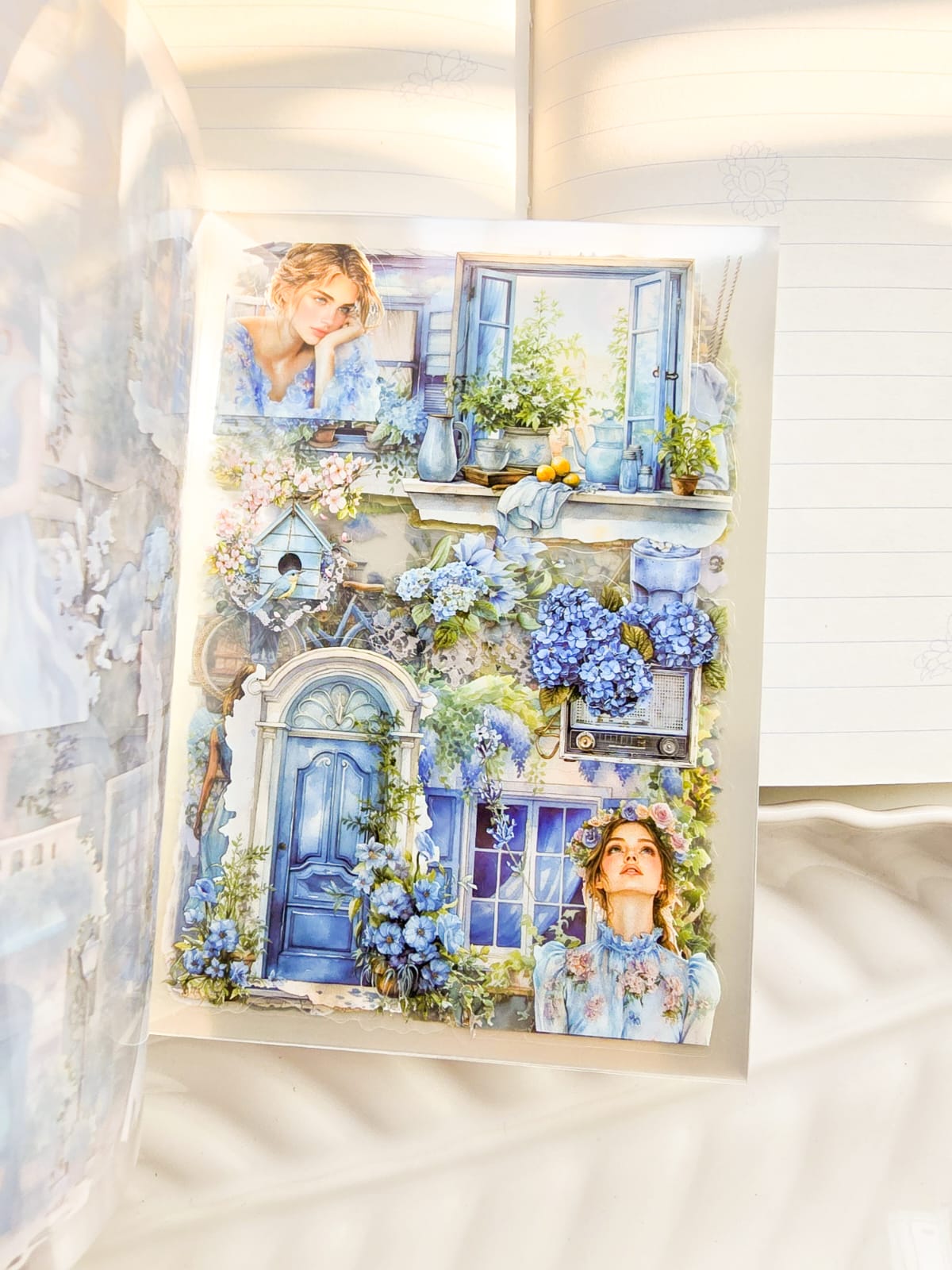 DSB-5392|G-6| Tha Starlit Gateway Vintage Sticker Book | 20sheets| (Copy)