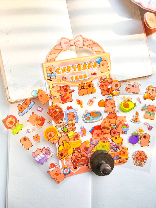 SZ/355 | Cappy Bara | Transparent | 3 Sheets |