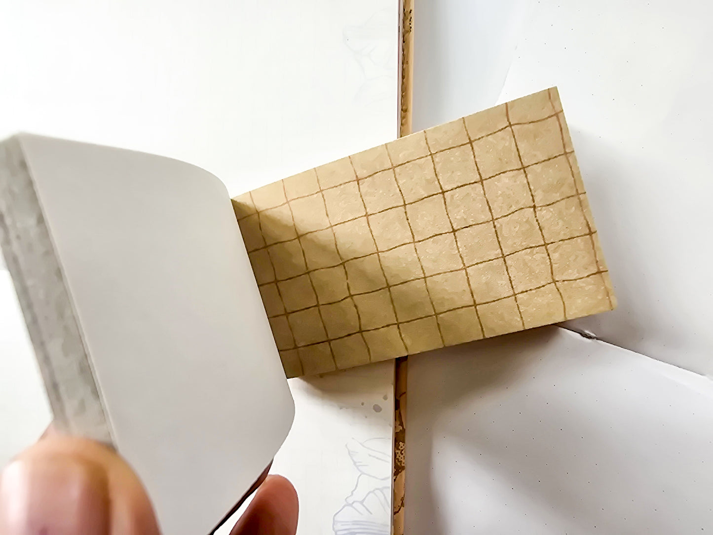 SYZM-606 | Vintage Journal Scrapbook Papers Pad | 30 Designs | 30x2 Sheets | 80x50 mm