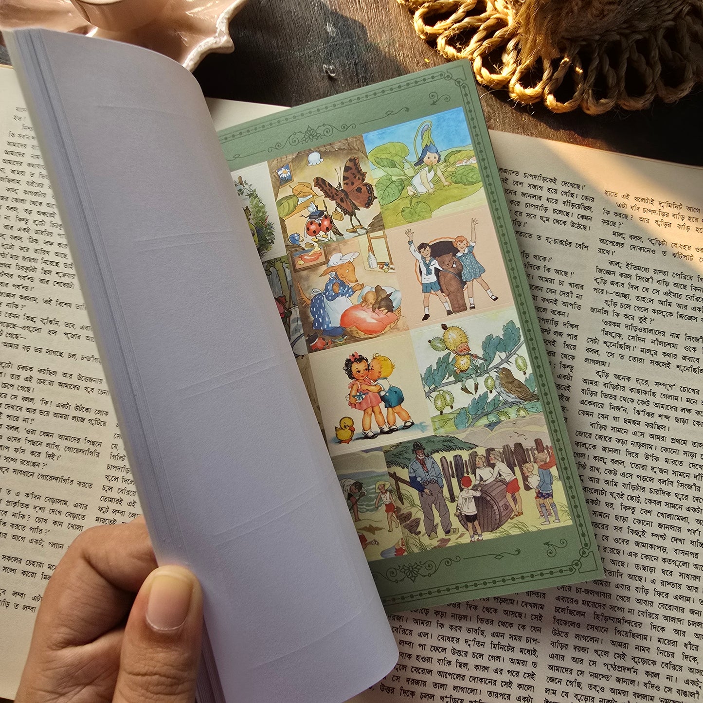 KQ1775 Vintage Ancient Castle Story (Folk Tale Series) | 20 Sheets. Vintage Sticker Book