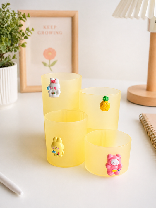 Kawaii Pen Stand cartoon-themed plastic pen holder