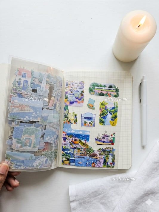 FGSJ- 402 | Summer-themed Seabreeze Knows Summer Sticker Book Available From Stationery |