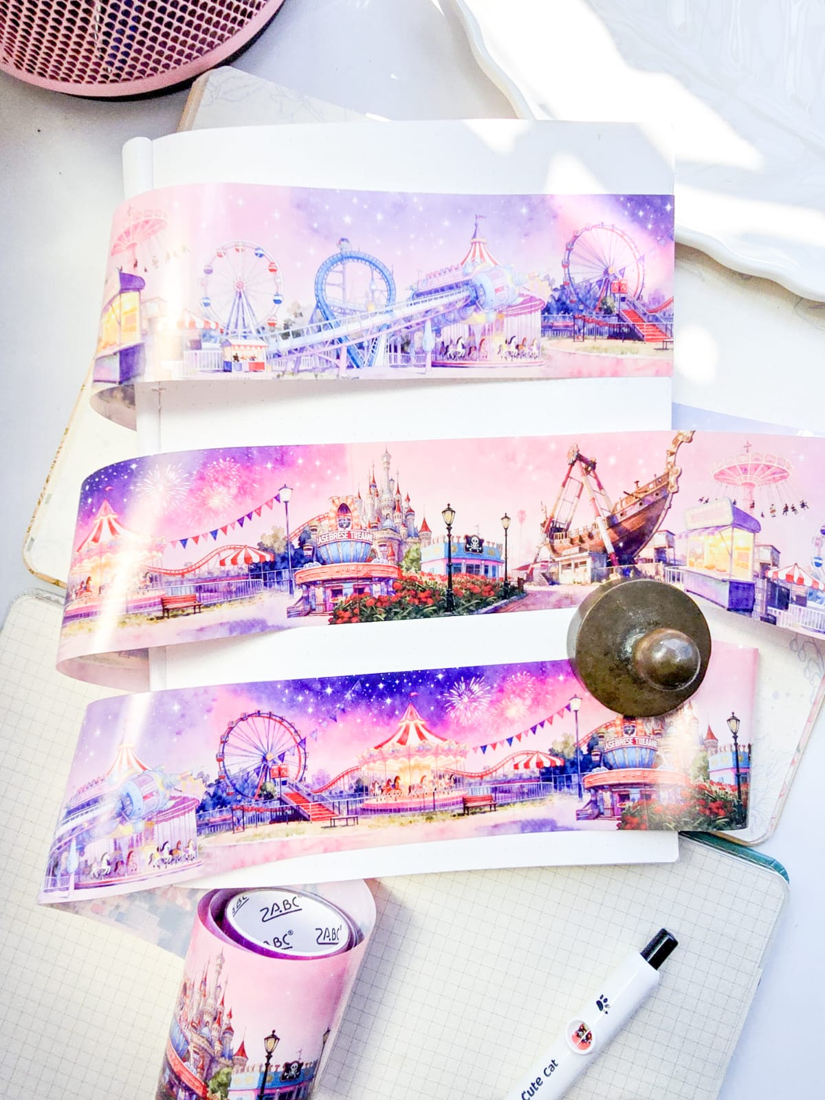 FSWHT-201 | PET | 1pc Sticker Roll |The Scroll Of Mortal Dust |50mm*2m/35cm
