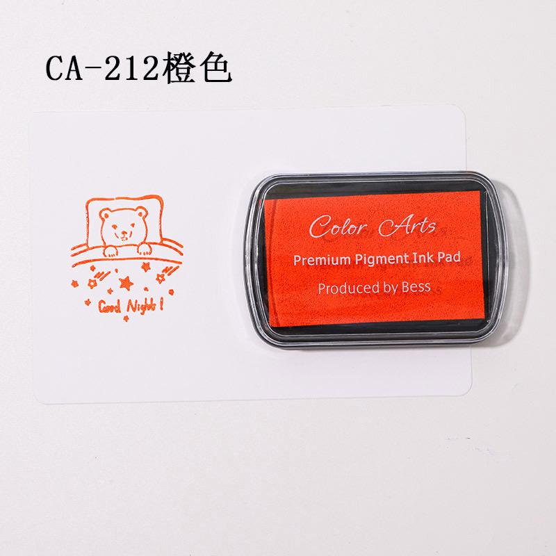 CA-212 | Premium Pigment Ink Pad | Orange | 7x4.5cm