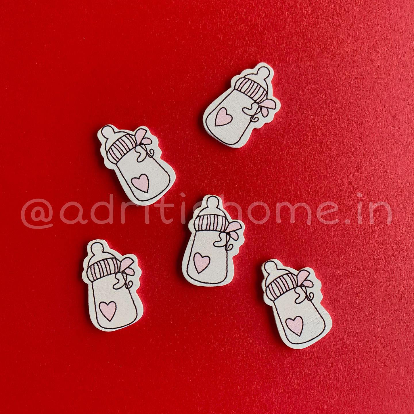 Baby Cut Out Pink (1 Pckt : 5 Pcs)