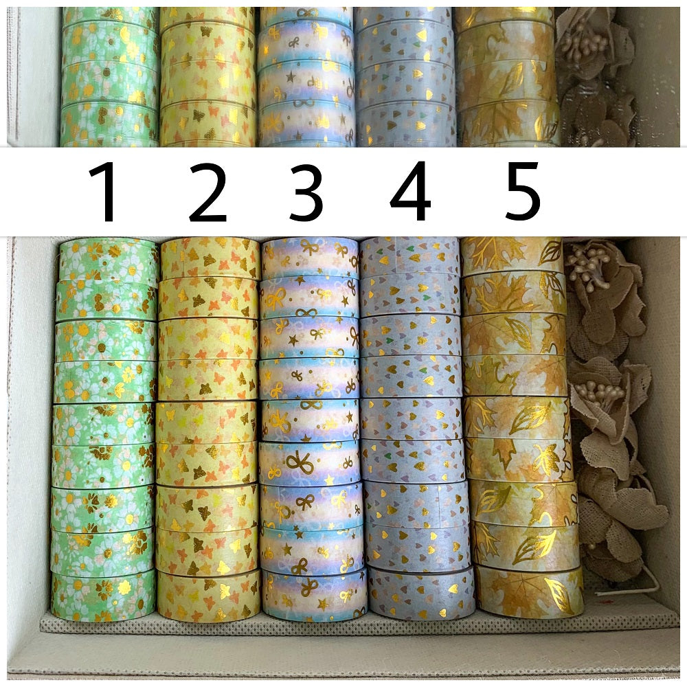 Gold Foil Washi Tape 63-67
