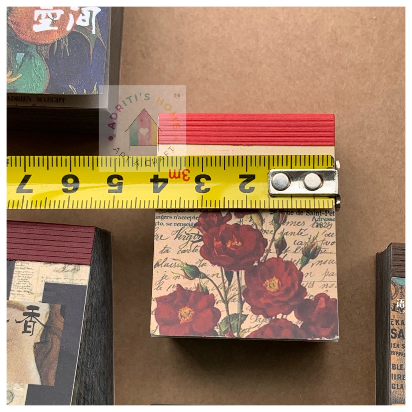 #YXSCZ048 Vellum Ephemera Set of 365 No Repeat (Size: 5cmx4cm) Scroll Down to see Product Video