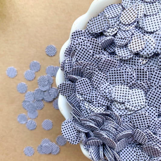 Polka Dot Sequins 1 Pckt = 10 gms