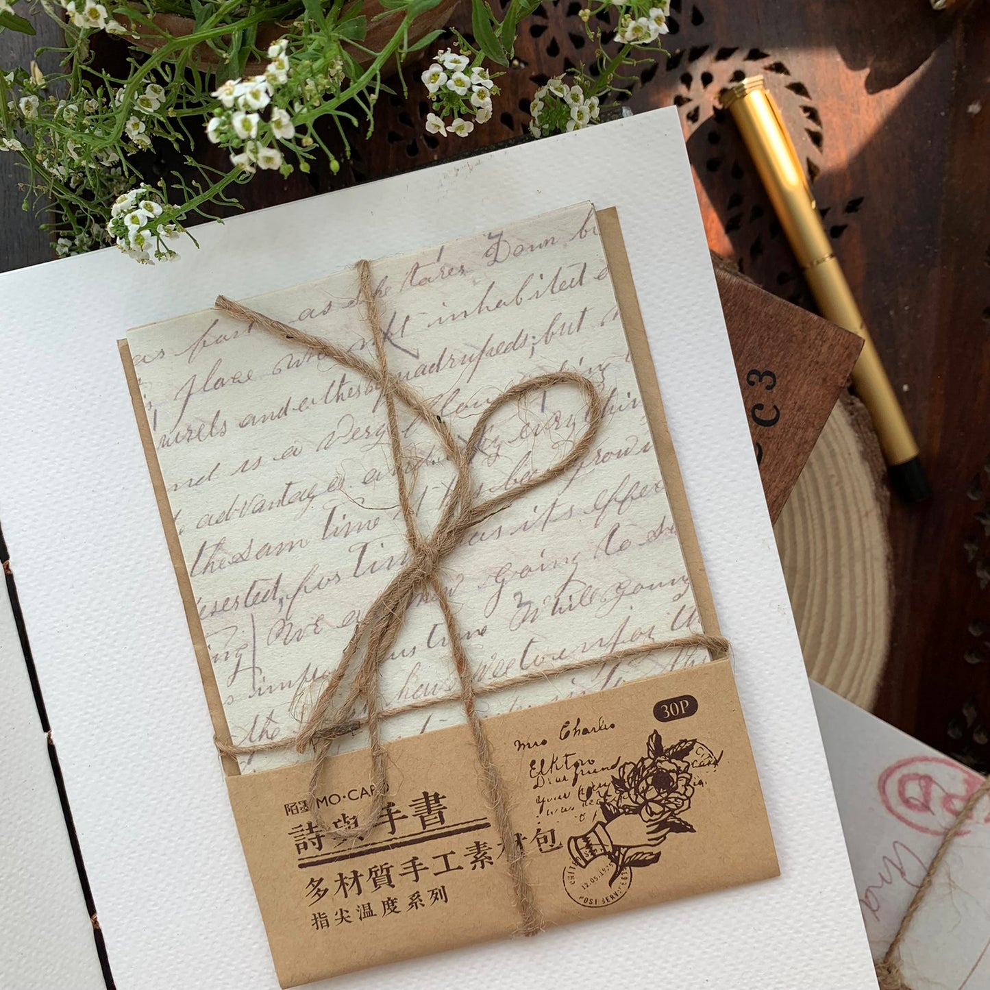 MMK17D045 Vintage Style Paper 30 Pcs | 105x148 mm