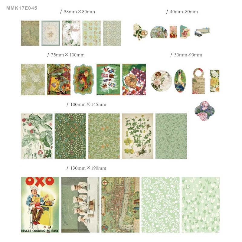 MMK17E045 - Paper Collection for Journaling | 30 Sheets
