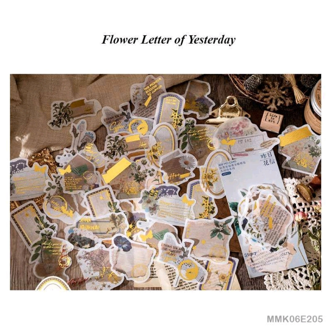 MMK06E205 - Deco Sticker Gold Foil | 60 Pcs