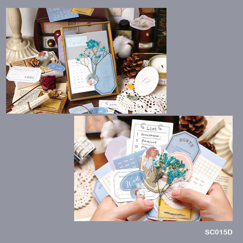 SC015D - B26 - Journal Papers | 30 pcs | 15 Designs x 2