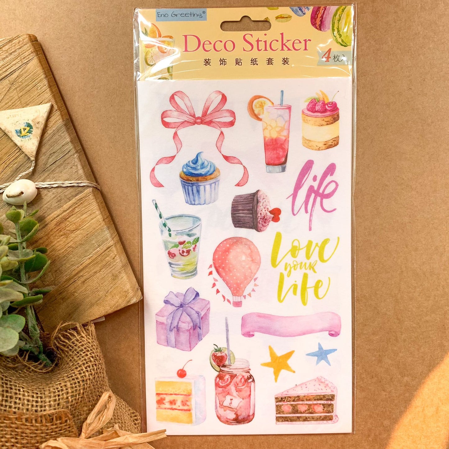 DSH1819 4 in 1 Deco Sticker