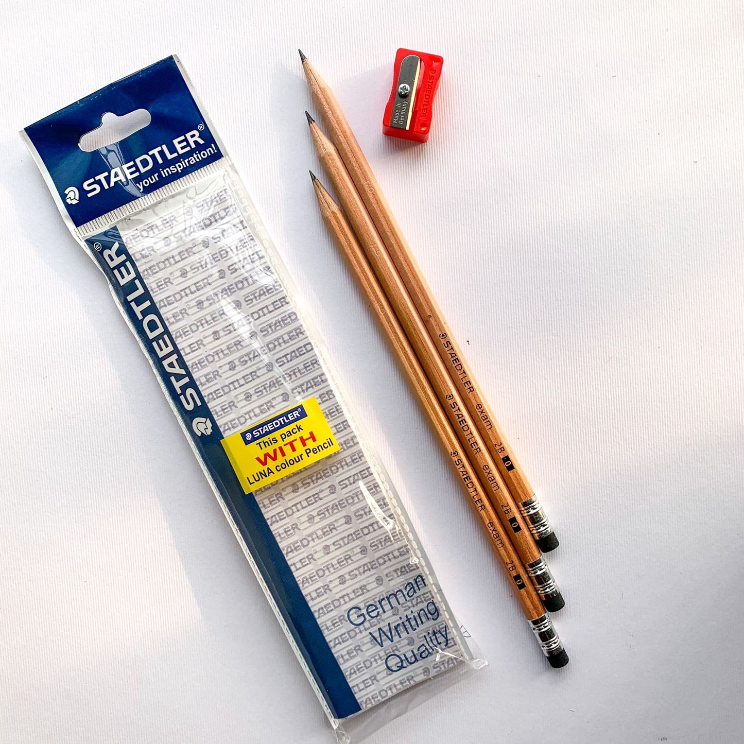 STAEDTLER - 12 Pcs Watercolor Pencil Set with Freebies 3 Pencils + 1 Sharpner