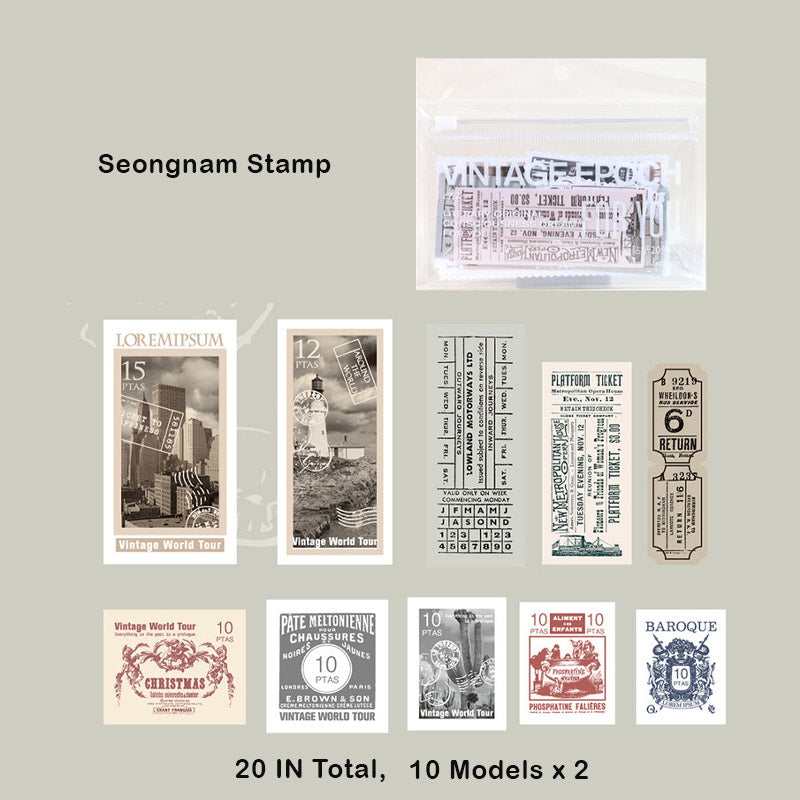 ZGJN1004 DECORATIVE STICKER 20PC