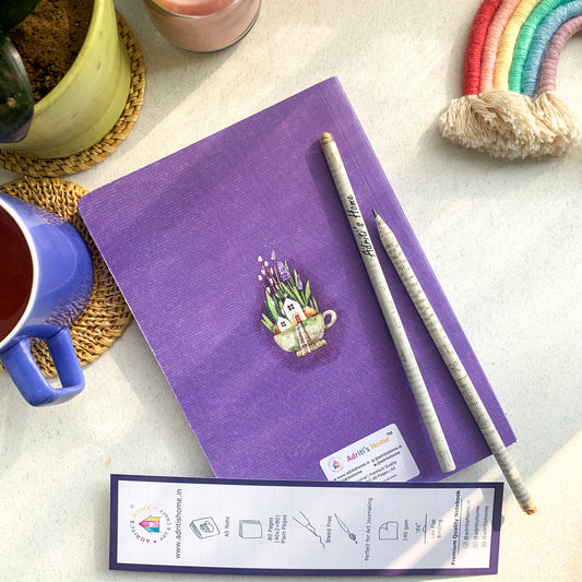 Cup House SketchBook | Art Journal | Notebook | Diary | 140 GSM