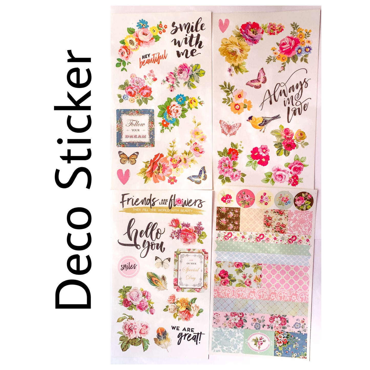 DSH1809 4 in 1 Deco Sticker