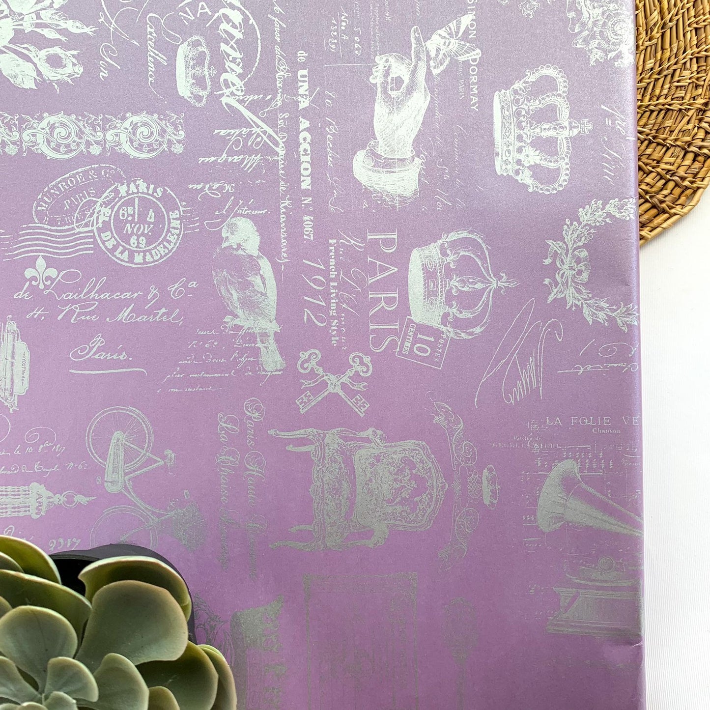 5 Pcs Foiled Gift Wrapping Paper (30x 20 Inch) | #6