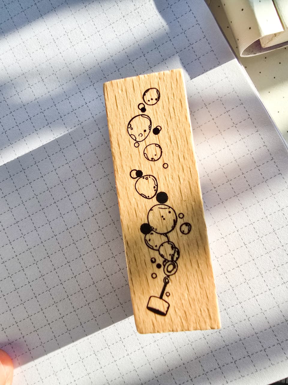 Myqs201-3 Wooden Stamp Vertical