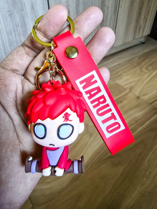 Naruto Key Ring| New Doll Model Keychain Anime Figures| Red