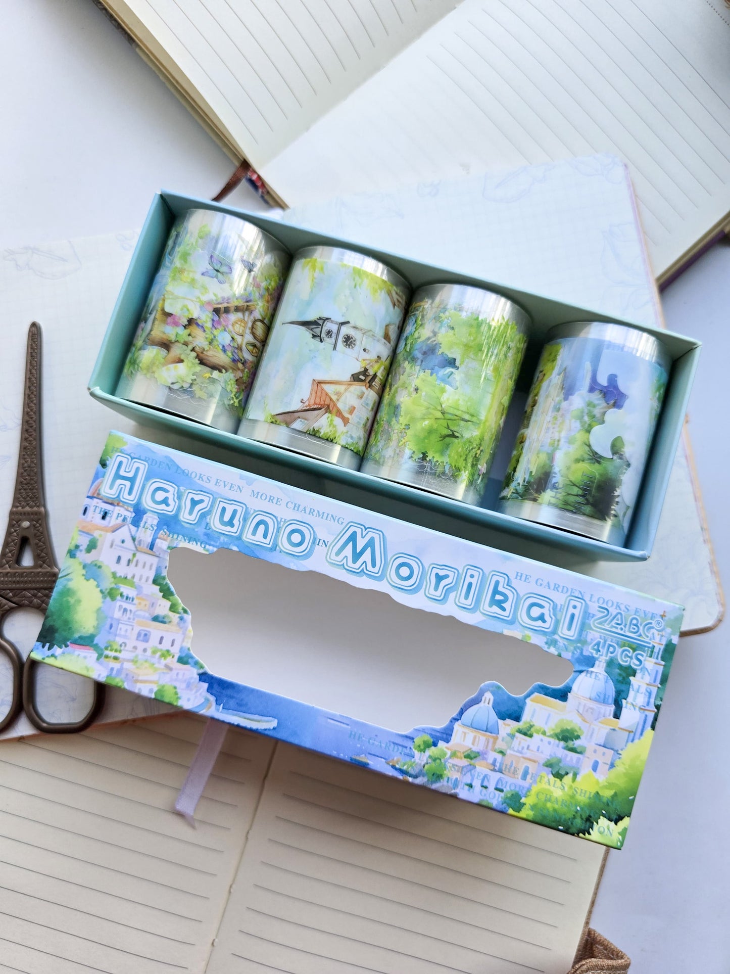 Llyw202 Haruno Morikai Sticker PET Sticker Roll  | 4 Sticker Rolls 60mm*2m