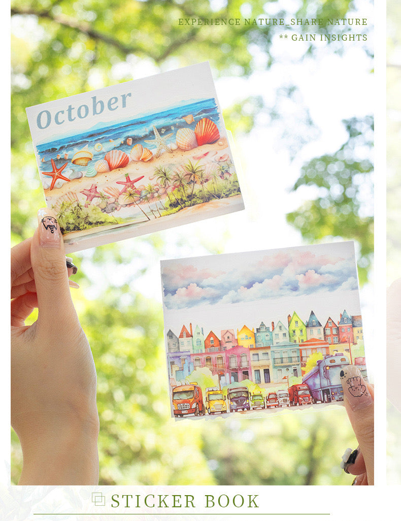 Zjzr002  Pet & Paper Sticker Book | Go Into Nature series | 20 pages