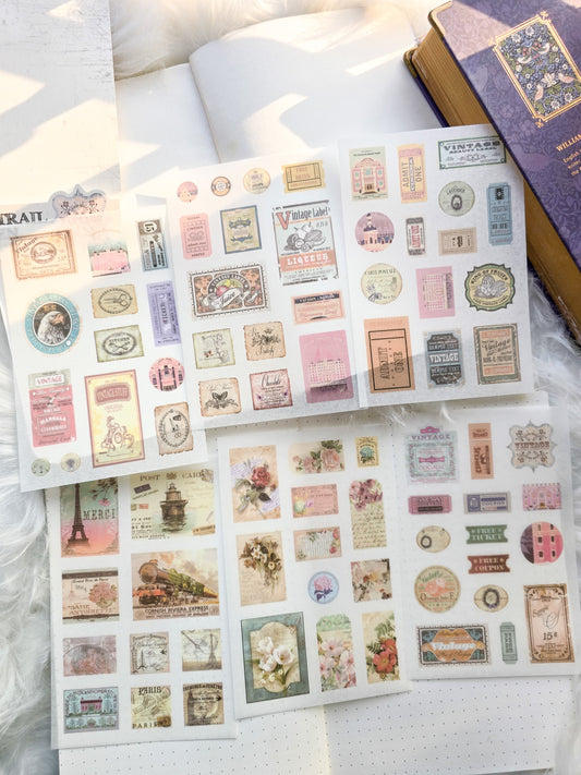 Zjwd605 Star Trail Garden Deco Sticker  | Pack Of 6 Sheet  150* 100 mm