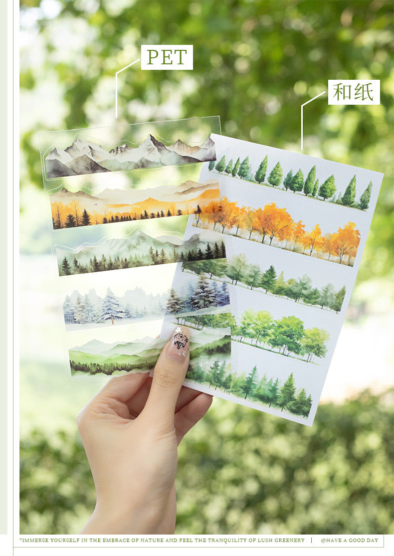 Zjzr003 Pet & Paper Sticker Book | Go Into Nature series | 20 pages
