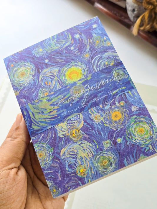 Mmk12f200 Vintage Collection Paper Cutout Collection Van Goth 100 Sheets| Journal Paper