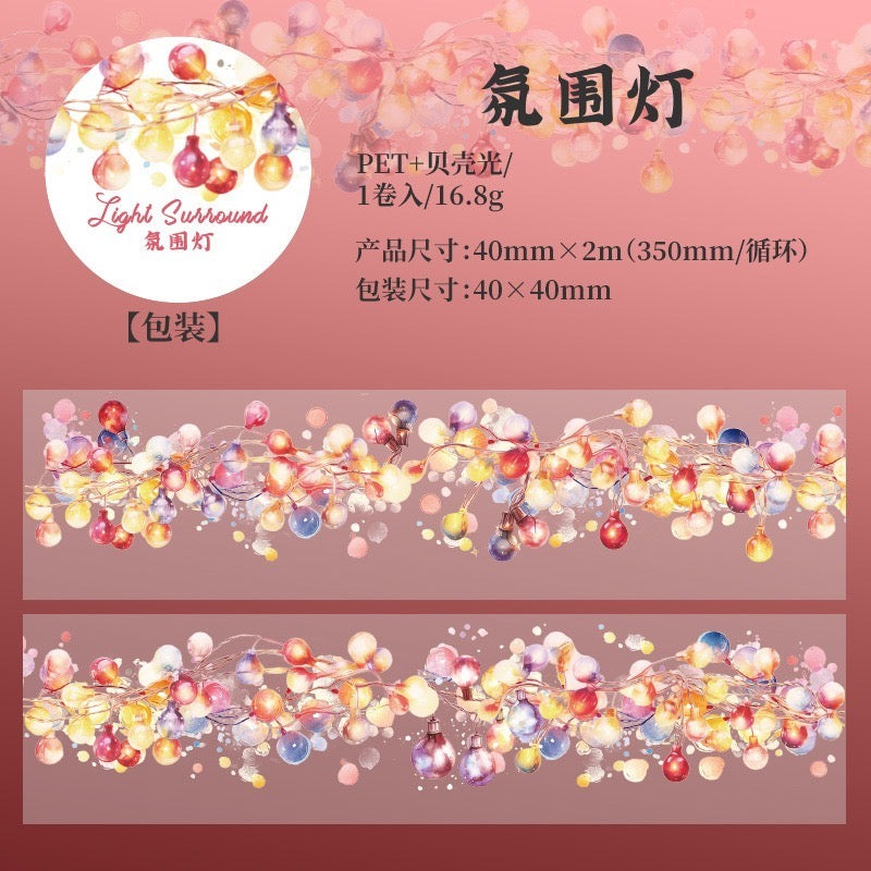 Dghr004 the Surround roll Pet Sticker | 40mm*2m