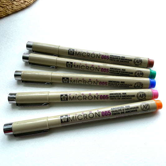 Pigma Micron 005 pen