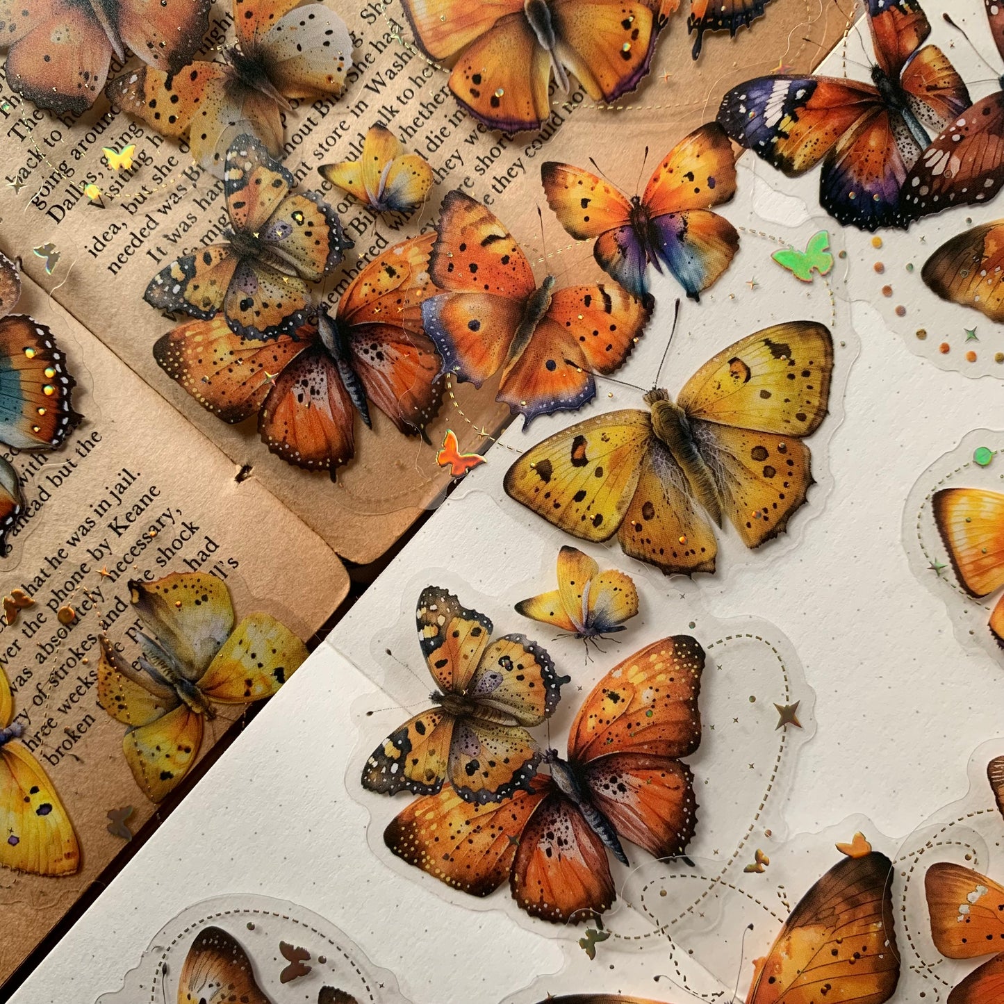 Pphd002 Graceful Butterfly Sticker 20Pc
