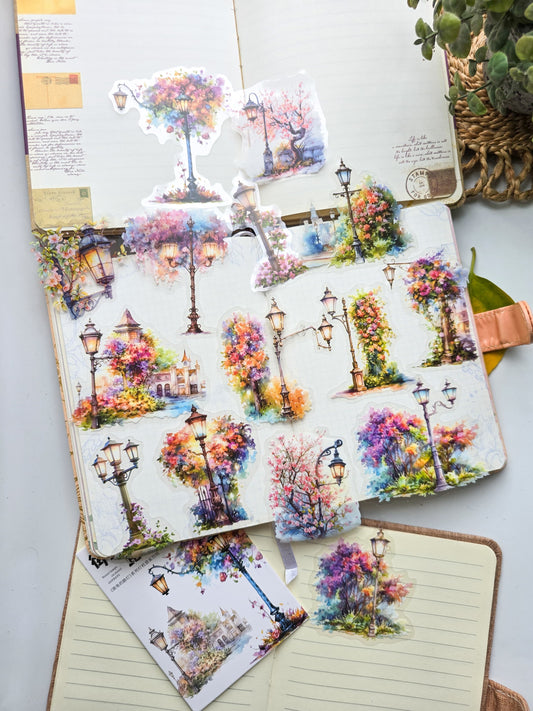 Jjld001 Street Light Pet Sticker | 15 pcs