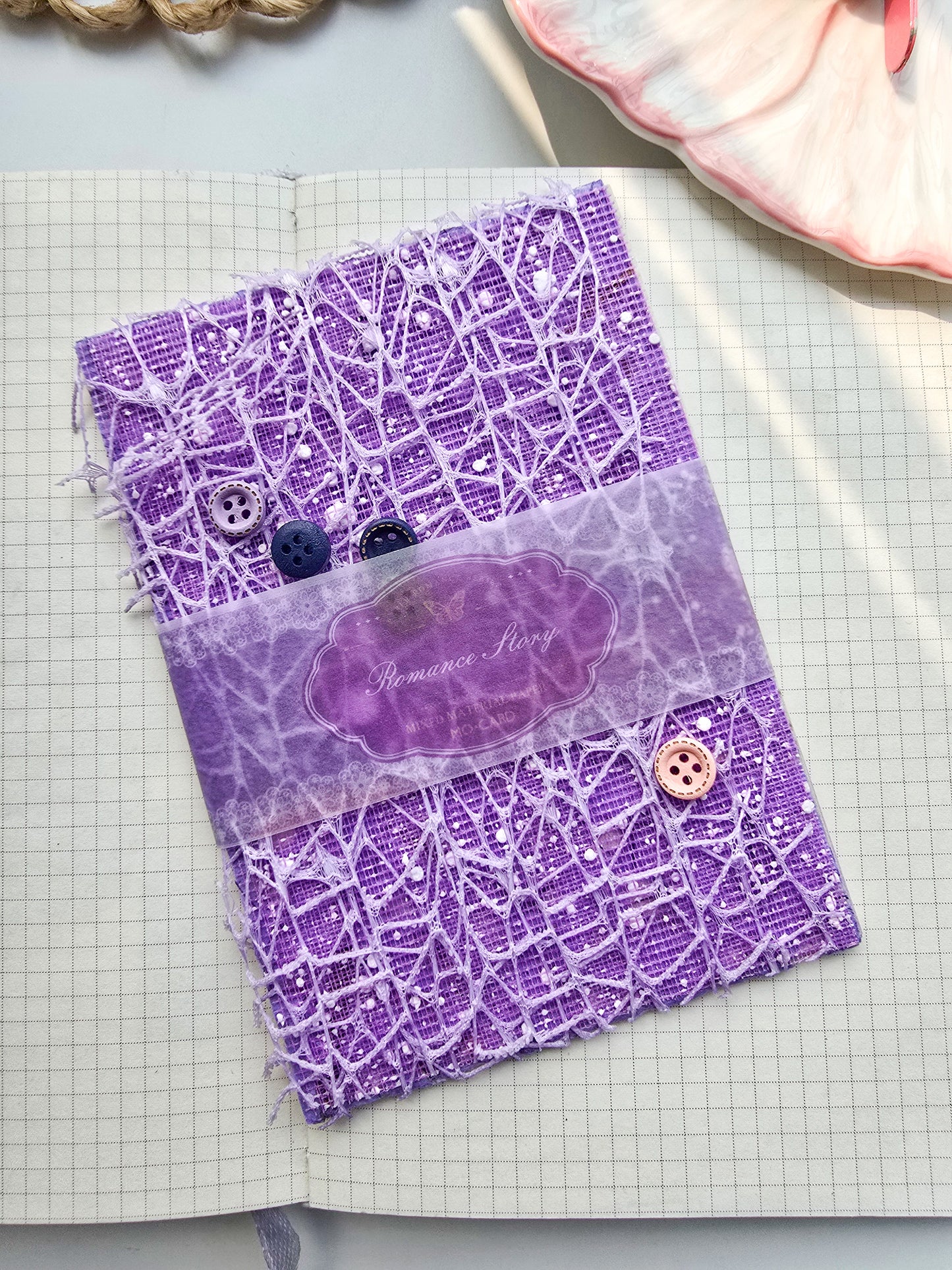 Mmk12h025 Journal Material Paper Purple |Journal Paper Pack