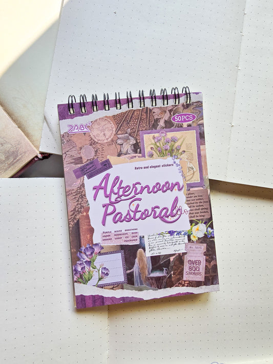GDSZ-403 Afternoon Pastoral| Retro & Elegant Stickers| 105*145mm 50Pcs