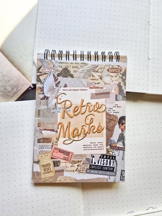 GDSZ-401 Retro Marks| Retro & Elegant Stickers| 105*145mm 50Pcs
