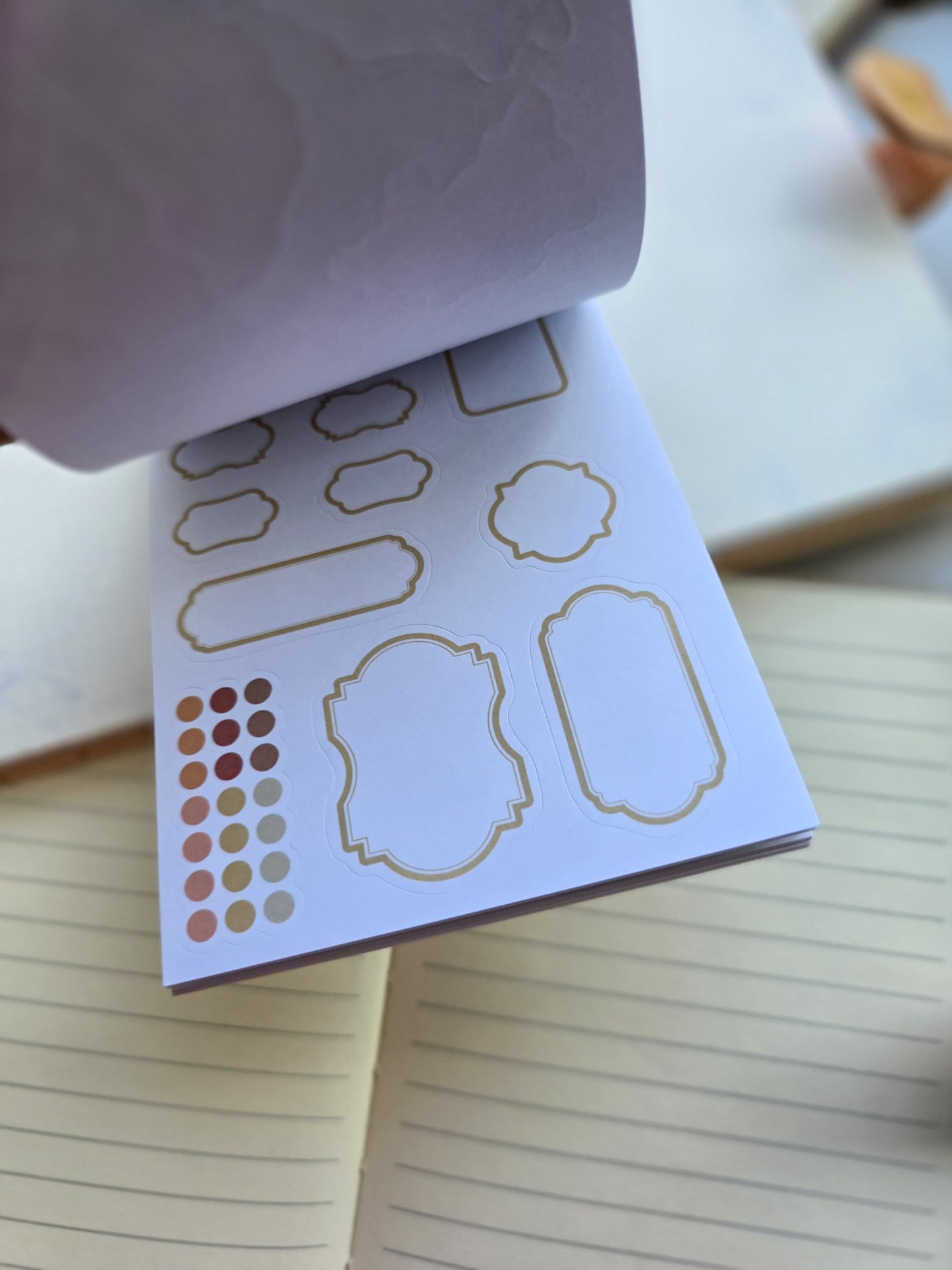 Smjsg402 Paper Sticker Book | Coffee Enjoyable | 20 Pages 100*145mm PreCut Sticker