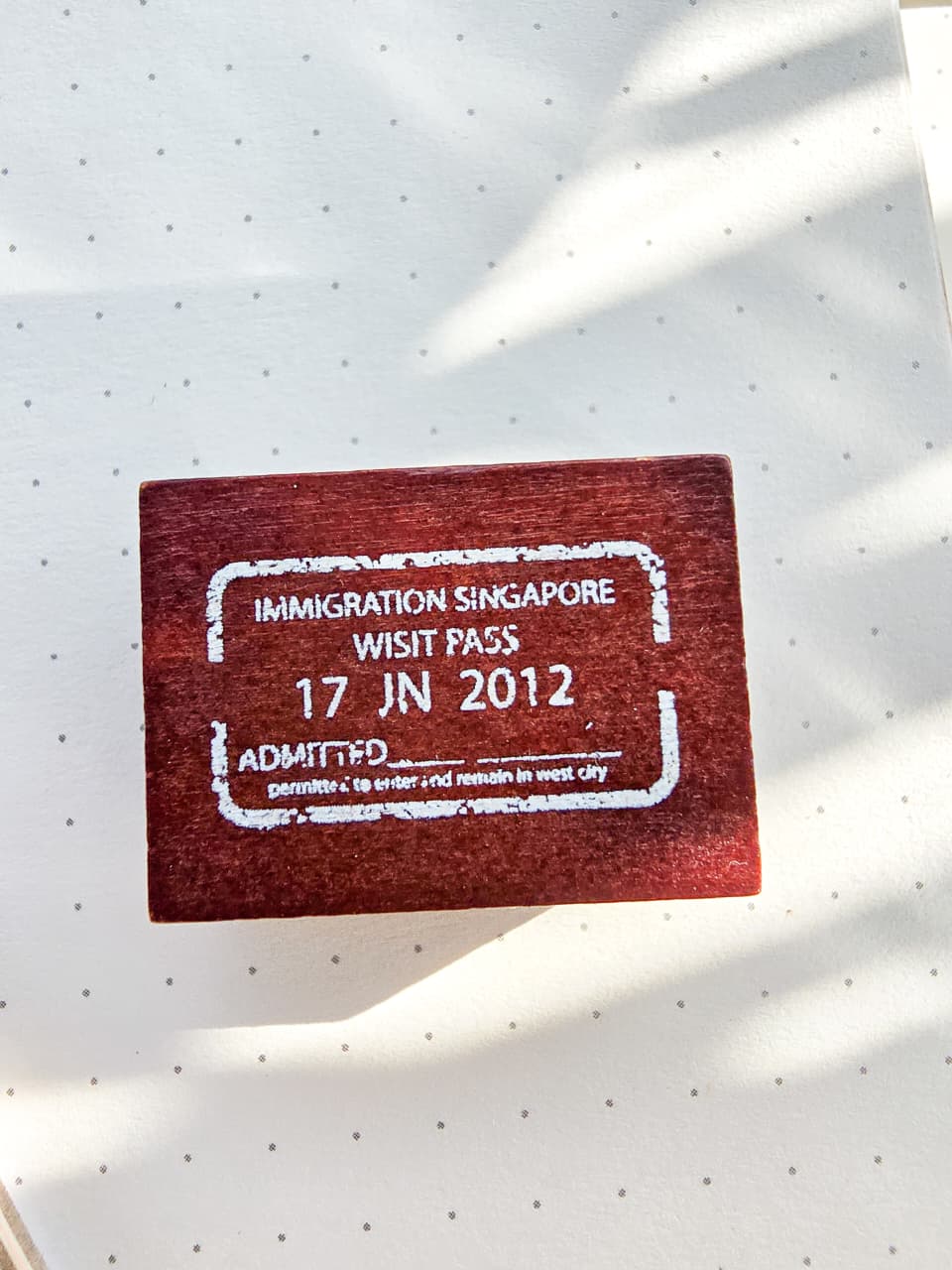 YYZY401-4 Wooden Stamp