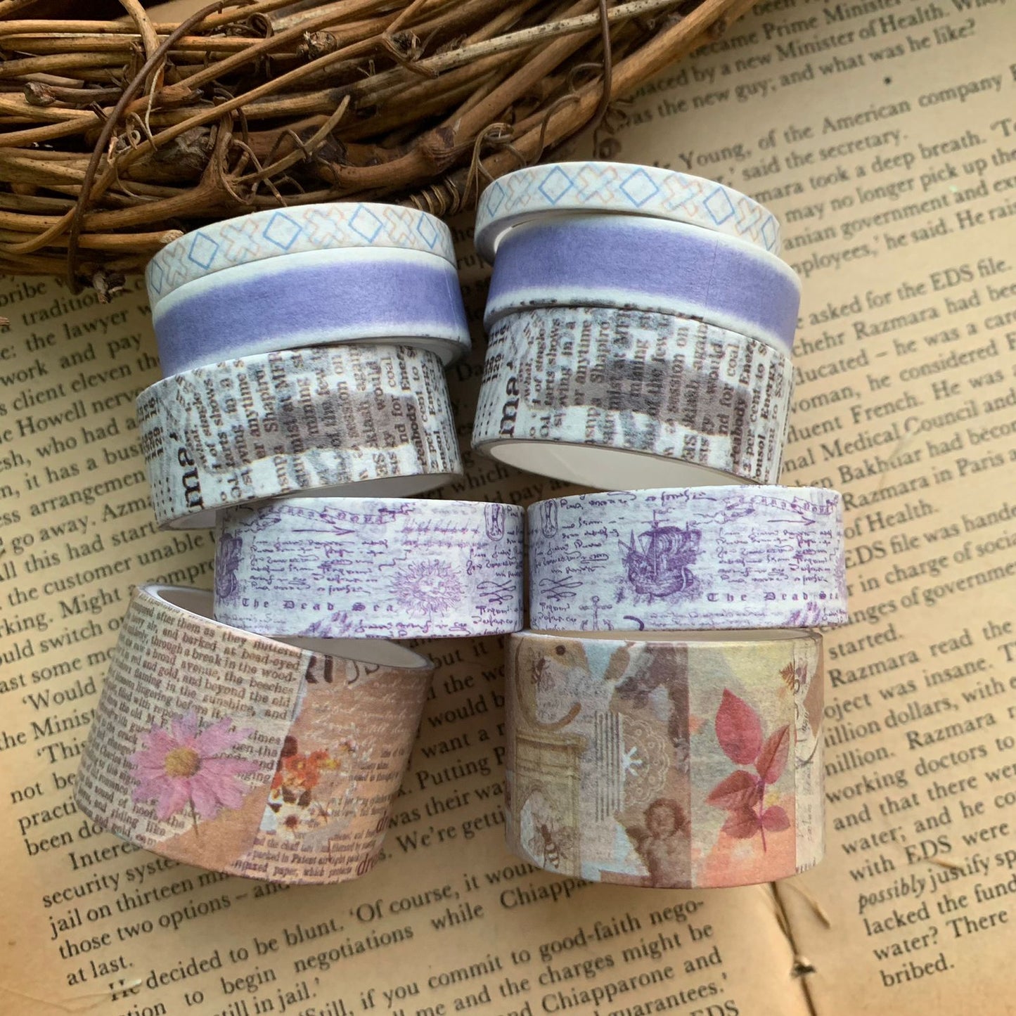 JD2645F-#3 Washi Tape Set | Length 2mtr Each | 10 Pcs Set