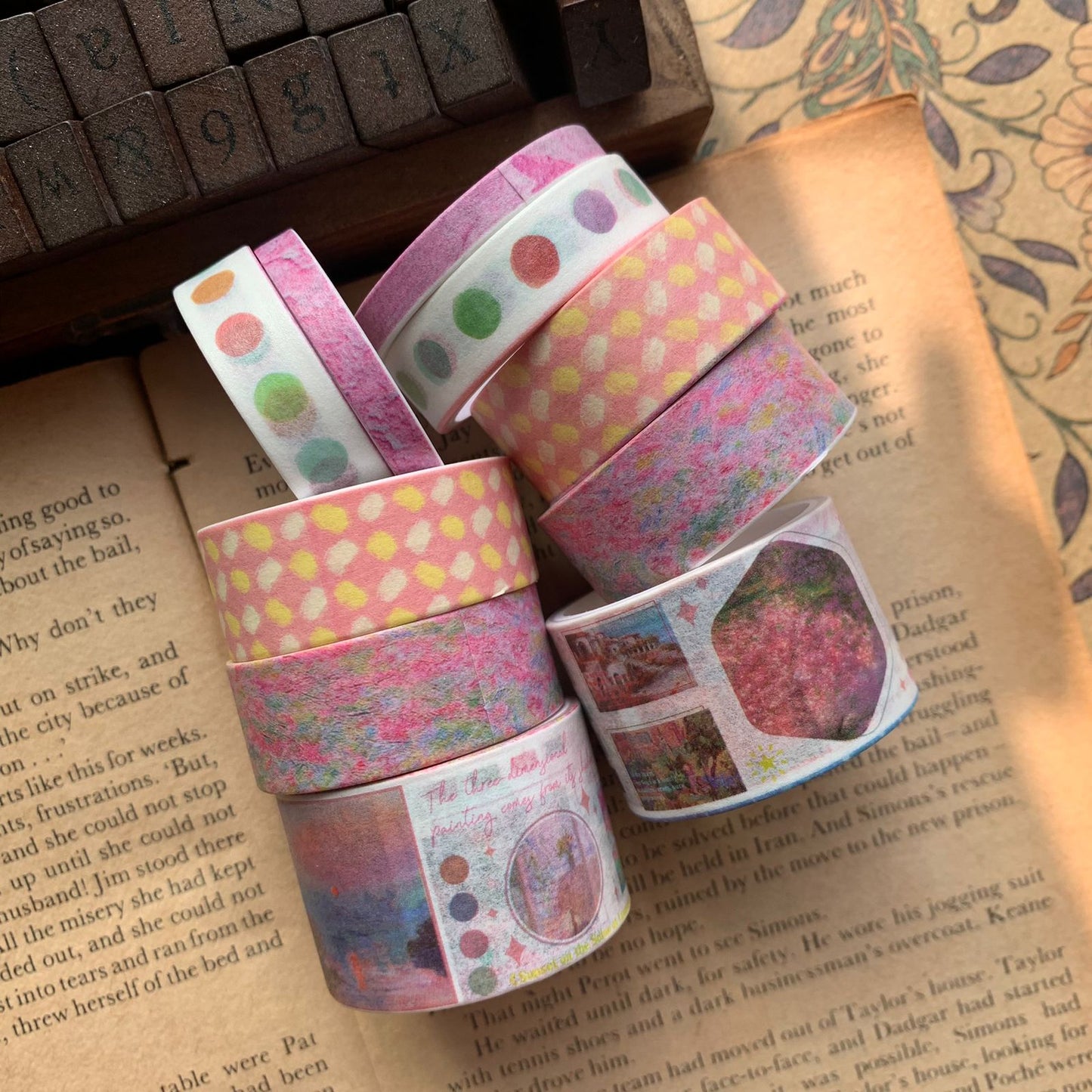 JD2645E-#2 Washi Tape Set | Length 2mtr Each | 10 Pcs Set