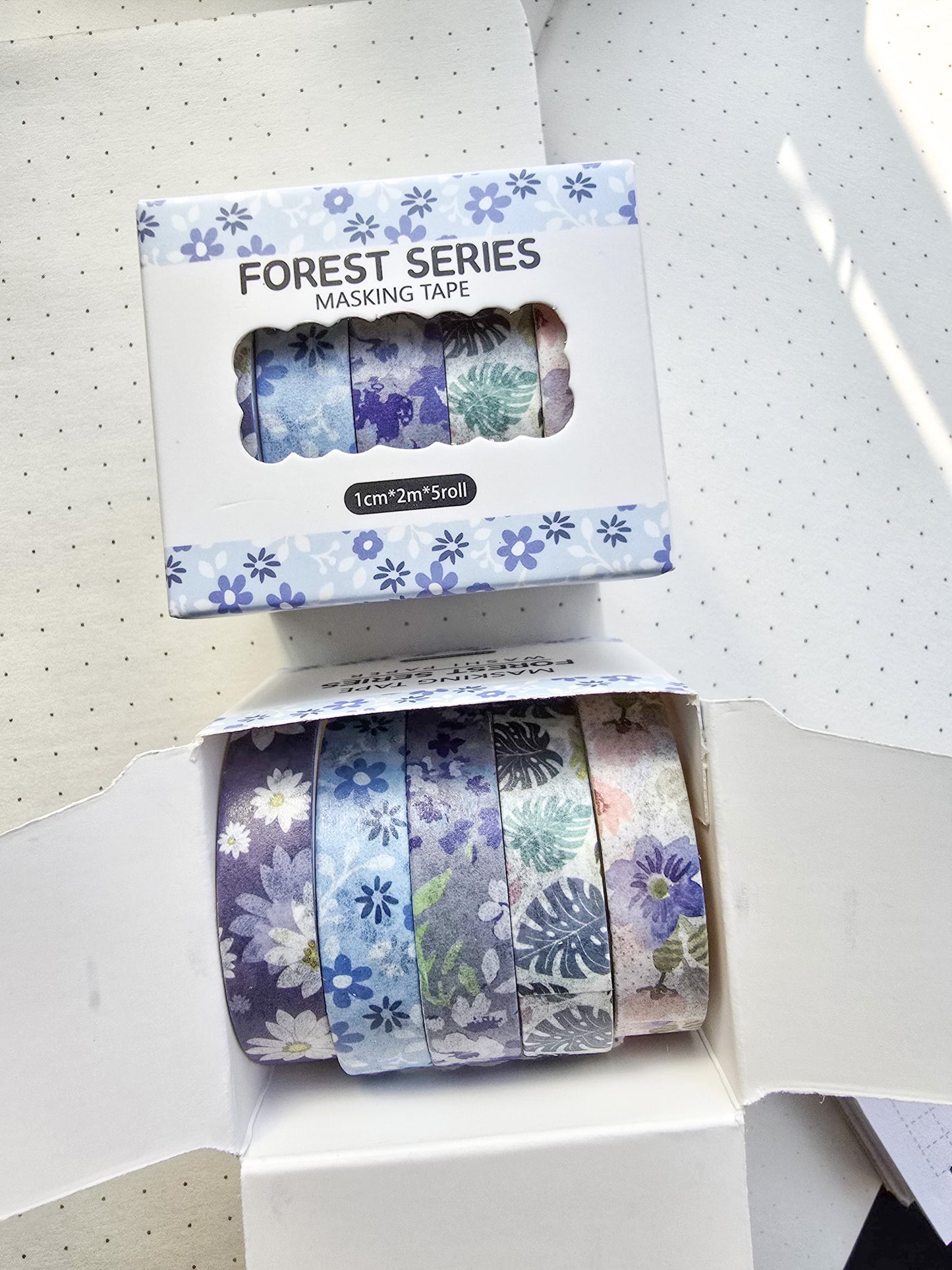 xmjd3089a-1 Forest Series Washi Tape Set | 1cm* 2m  set of 5