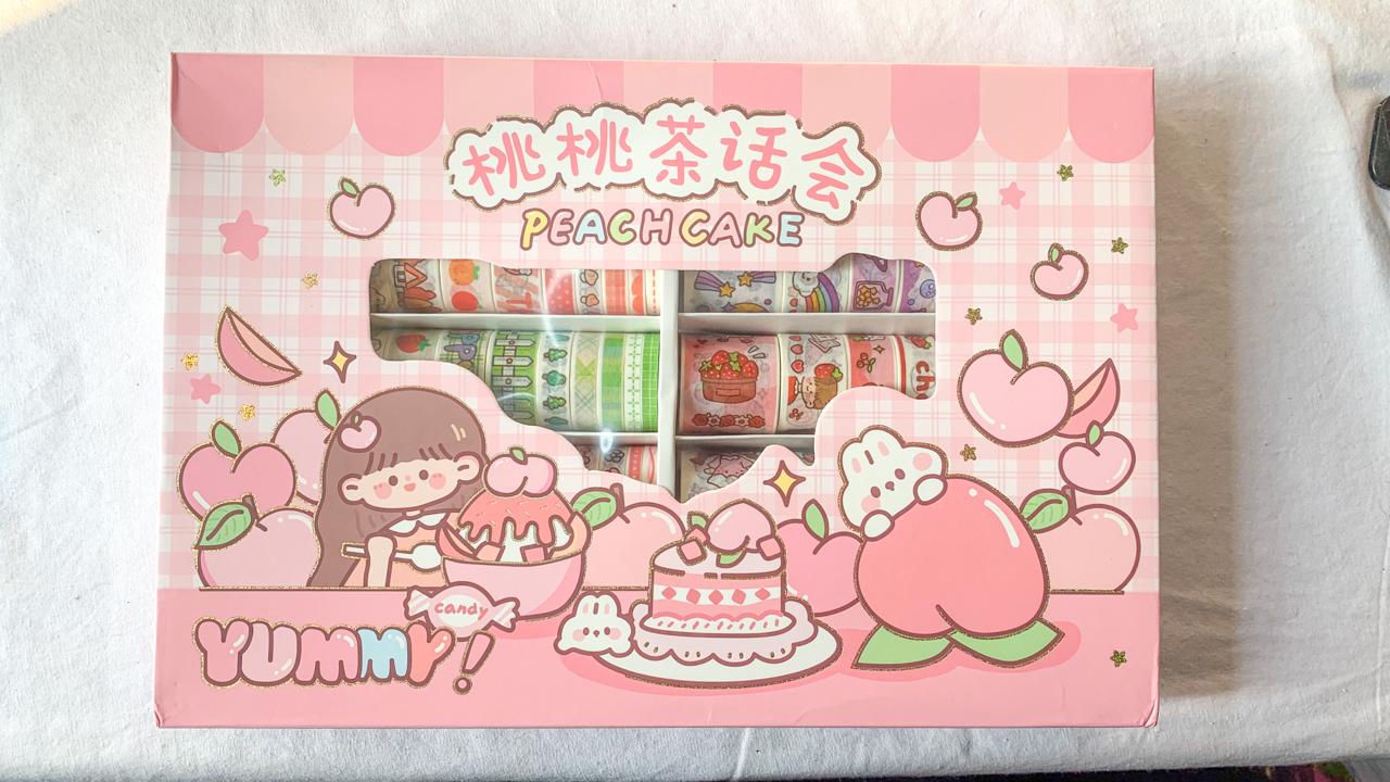 KBX2046A -#2 - 100 Pcs Kawaii Washi Tape Rolls Set