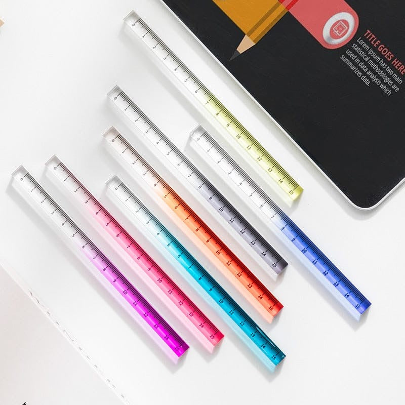 Crystal Ruler Scale Random Colour