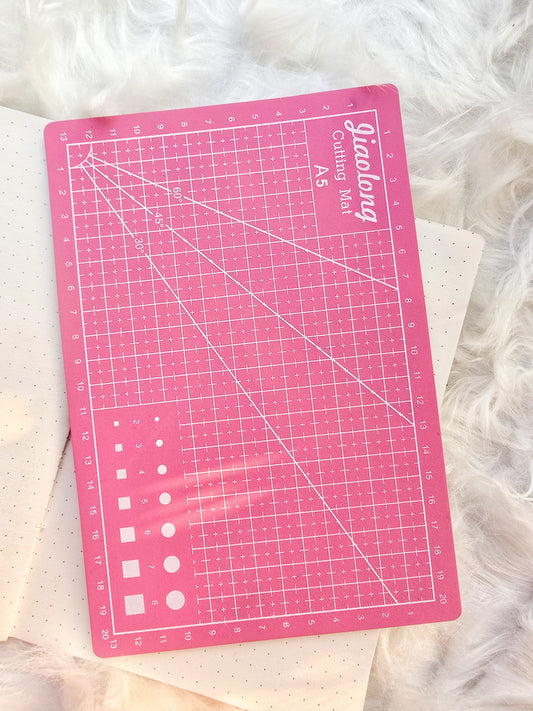 A5 Paper Cutting Mat Pink