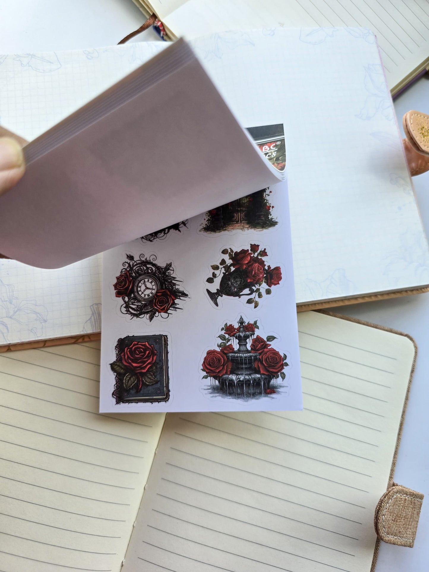 Smjsg401 Paper Sticker Book | Fallen Doll | 20 Pages 100*145mm PreCut Sticker