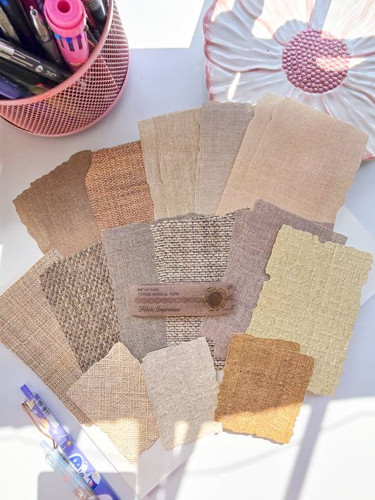 Mmk12g216 Material Paper Journal paper Vintage Collection | 20 pcs |G-4|
