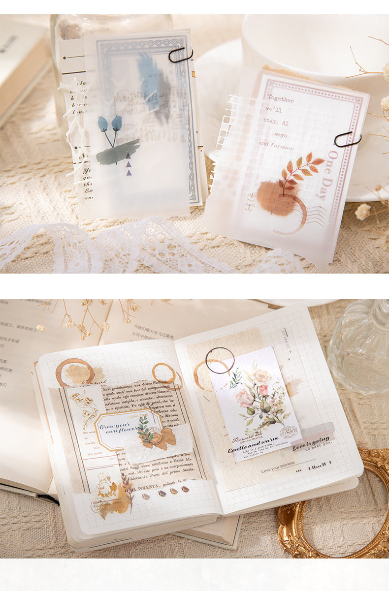 HGD-CRFJ006-Journal Paper Vintage 5 Designs | 5 Sheets each