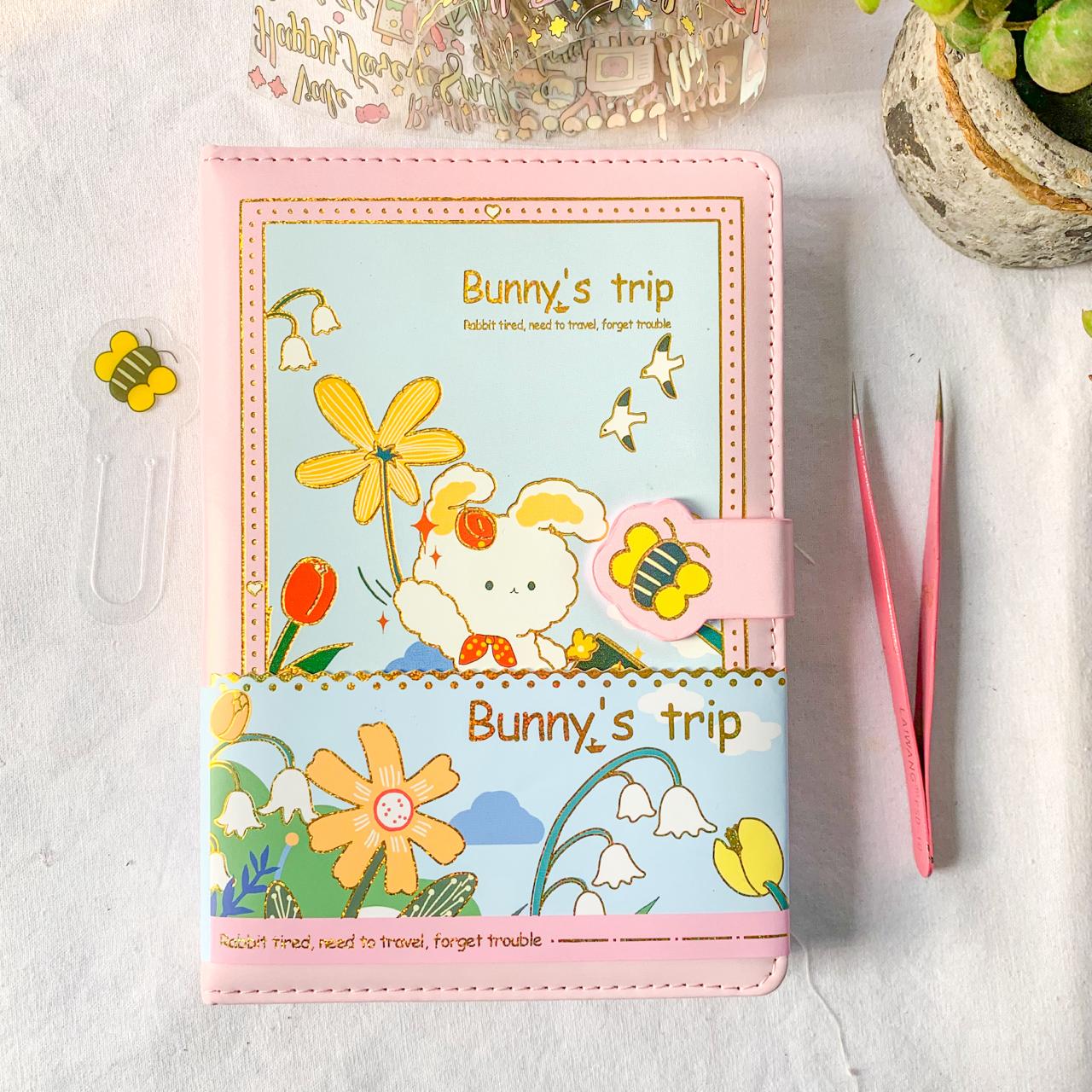 NB-32K-6287-3 Bunny's Trip Cute Kawaii Premium Notebook | Diary
